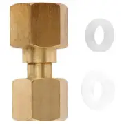 CGA 320 to CGA 580 Adapter for Argon Regulator and Gas Cylinder Connection