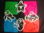 Finding Nemo / Dory / Peach / Squirt Cookie Cutters