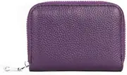 [AIMALL] Women Zip Leather Wallet Card Holder Short Wallet RFID Blocking Coin Purse Pouch for Easy Access to Essentials