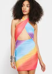 Begin Again Wrap Mini Dress