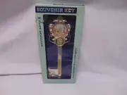 Vintage New York City Souvenir Key 25 year Calendar Compass Thermometer 12"