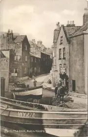 Robin Hoods Bay Yorkshire The Dock England OLD PHOTO