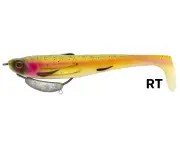 Zerek Flat Shad Pro 5" Snagless Soft Plastic Fishing Lure #Rainbow Trout