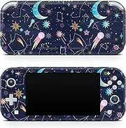 TACKY DESIGN Galaxy skin Compatible with Nintendo switch lite, Planets switch lite Stickers, Moon Vinyl 3m decal, Full wrap cover