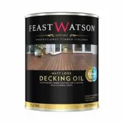 Feast Watson 1L Matt Look Decking Oil - Jarrah