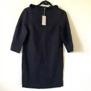 NWT COS mini black dress side pockets size 2 C10