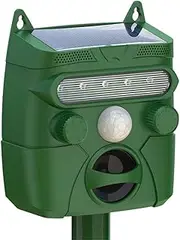 Oimzzr Ultra- Animal Repellent s Solar Animal Repeller with Motion Sensor & Light Repellent Devices for Wild Animals