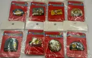 NEW 8ps SET PEANUTS HALLOWEEN SNOOPY WOODSTOCK BOO PIN #6