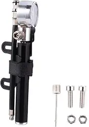 WESIEVYA Bike Pump Portable High Cylinder for Bike Tire Inflation 210 Psi Easy to Read Psi Gauge Compact Lightweight (145g)