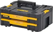 [DEWALT] DWST1-70706 T-Stak IV Tool Storage Box with 2-Shallow Drawers, Yellow/Black, 7.01 cm*16.77 cm*12.28 cm