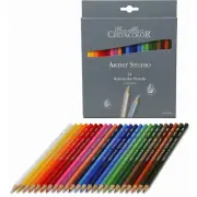 24pk Cretacolor Watercolour Pencils Set Adult Colouring Books School Drawing