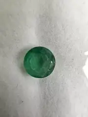 Natural Emerald Round Cut 3.5cts 9MM Faceted Loose Emerald Gemstone for Jewelry