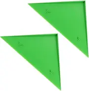 GETAJGHSD 2PCS Triangle Corner Protectors for Foosball Tables HIPS Material Easy to Clean Protects Edges from Damage Versatile Gaming Accessories