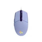 Logitech G203 LIGHTSYNC RGB 6 Button Gaming-grade Sensor Gaming Mouse - Lilac