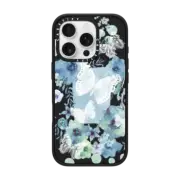 iPhone 16 Pro Impact Case MagSafe Compatible MY BLUE BUTTERFLY GARDEN
