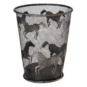 Gift Corral Waste Basket Horses