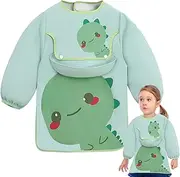 Waterproof Painting Aprons for Children - Painting Apron with Sleeves for Children - Waterproof Children's Painting Apron from 8 to 12 Years for School Art Painting, Cooking