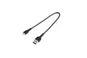 Startech 30Cm Usb A To Lightning Cable Mfi Certified - Black