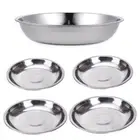 Steel Tableware Fruit Trays Serving Plates Food Container Dinner Plate