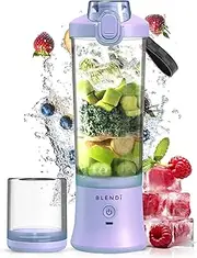 BLENDi X Portable Blender - Modern Lavender Blender, 24 oz, Stainless Steel Blade, Battery Powered, Ideal for Protein Shakes, Smoothies, and Mixed Drinks - Kitchen Tools & Gadgets