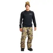 Burton Covert Insulated Pant Mens in Martini Olive Terra Camo - Size S -