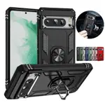 新款金屬環隱藏式手機殼 PC RUGGED ARMOR 手機殼適用於 GOOGLE PIXEL 9 8 7 6 PRO