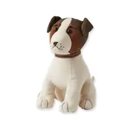 Pilbeam Living Terry The Dog Plush Fabric Weighted Heavy Door Stopper Brown