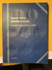 Whitman Peace Type Silver Dollar 1921-1935 Lightly Used