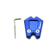 Motorcycle Kickstand Foot Side Stand Enlarge Extension Pad For Vespa Gts Gtv BLUE COLOUR
