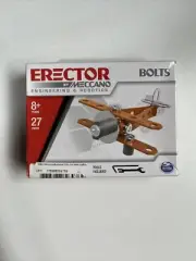 Erector By Meccano Engineering & Robotics Construction Set ~ Biplane ~ New