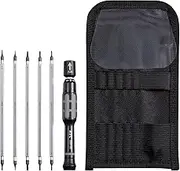 Kyoto Machine Tools (KTC) TDBRP6 Precision Ratchet Driver Set of 5 Bits (10 Types of Tips)