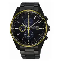 在飛比找PChome24h購物優惠-SEIKO Criteria 耀眼時刻三眼太陽能時尚腕錶/S
