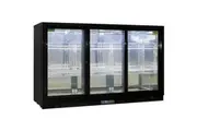 Commercial Under Bench 3 Sliding Doors Alfresco Glass Door Fridge With LG Compressor