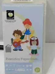 Cricut Cartridge Every Day paper Dolls Die Cutting Patterns Appears New 291042