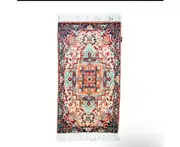 Yarra Textiles Rug - Farah is a gorgeous antique design rug with beautiful tassels on short sides | Non-Skid | PET-Yarn | 68cm x 114cm | Modern Rugs