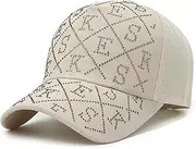 [HAMKVBPR] Baseball Cap Unisex Baseball Cap Sun Hat Duck Tongue Cap Hip Hop Baseball Caps Outdoor Sports Hat(Khaki)