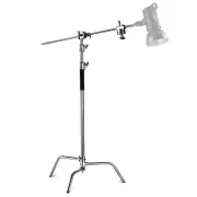 NEEWER Pro 100% Stainless Steel Heavy Duty C Stand&Boom Arm,Max Height 10.5ft