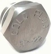 Stainless Steel Magnetic Drain Plug AP-22-1″ Hex Head, M22 x 1.5 Threads, 13.5mm Thread Length, 22.5mm OAL, uses Extra washers SW-22