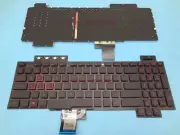 Latin Spanish Keyboard For Asus Gaming FX504 FX504GD FX504GE FX504GM Red Backlit