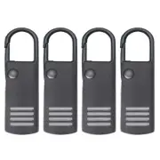 4 PCS Clip on Zipper Pull Replacements Metal Zipper Handle Mend Fixer Zip Rep...