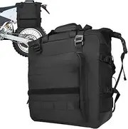 Saddle Bag | Tail Bag,30L Large Capacity Waterproof Motorcycle Luggage Storage Panniers Side Tool Saddlebag for Cycling