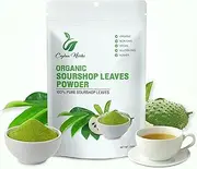 200g Natural Soursop Leaves Powder - Pure Organic Well-Cleaned and Finely Ground for Tea Healthy Leaves