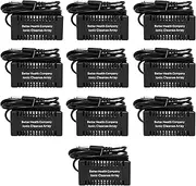 Better Health Company 10 Pack Rectangular Black Ionic Cleanse Detox Foot Spa Arrays by