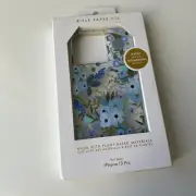Rifle Paper Co. iPhone 13 Pro Case - Garden Party Blue [10ft Drop Protection]