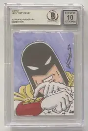 KEITH "KEZ" WILSON SIGNED & SKETCH SPACE GHOST BECKET AUTHENTIC AUTO 10 ART CARD