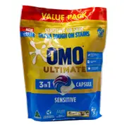 OMO Ultimate Capsules 3 in 1 Sensitive Pack of 50's