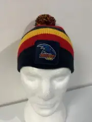 AFL - Adelaide Crows Kids Unisex Beanie - New - OSFM - Winter Ready - Go Crows!