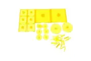 Dungeons & Dragons Attack Wing Base & Pegs Set Kids Toy Accessory Yellow