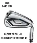 PING G440 Iron 6 P UW 52 56 8pcs FUJIKURA SPEEDER NX GREY 40