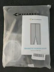 MyCarbon Magnetic Screen Door Hands-Free Mosquito Net Anti Bugs Fly Curtain 90cm